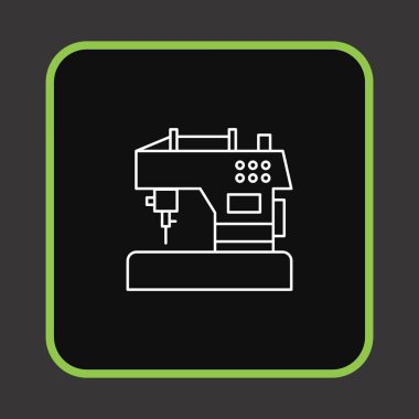 Projeniz için minimalist simge, beyaz üzerine siyah