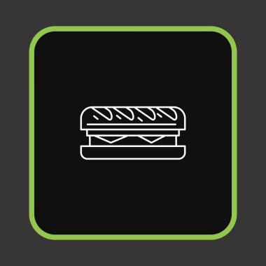 Projemiz için sandviç simgesi