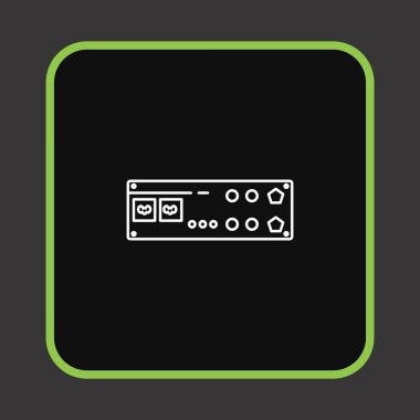 Modern b 'nin vektör çizimi yönlendirici simgesinden yoksun