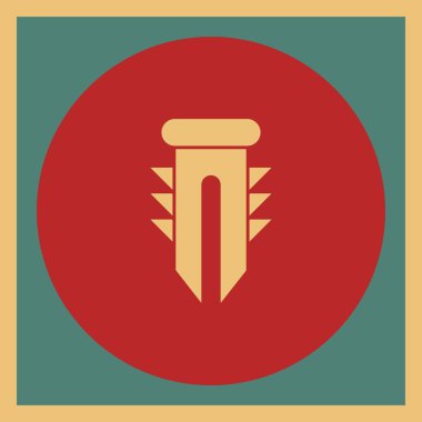 Modern b 'nin vektör illüstrasyonu bayrak simgesinden yoksun