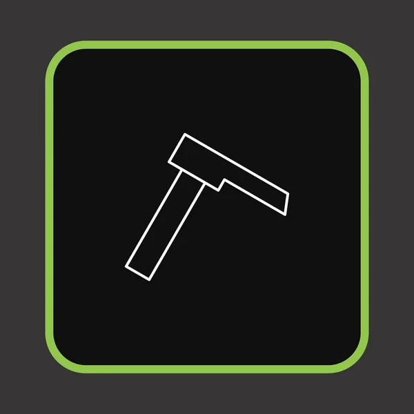 Adze Icon Für Ihr Projekt — Stockvektor