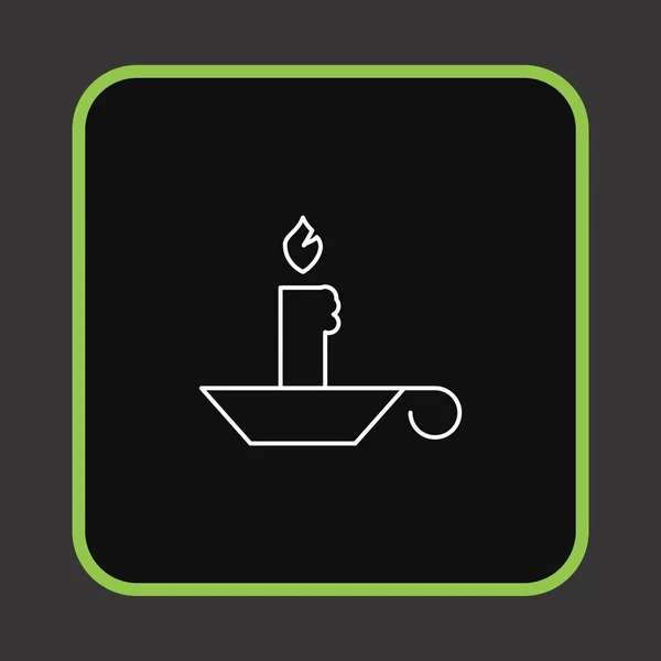 Candle Icon Your Projec — Stock Vector