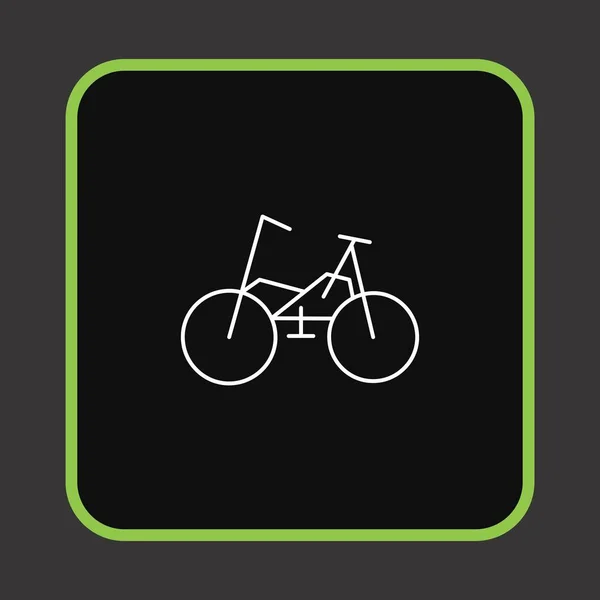 Bicycle Icon Vector Illustration — Stock Vector