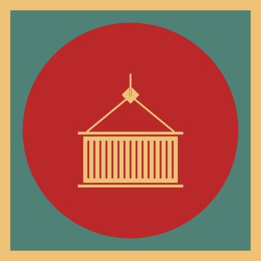 Yapı simgesinin vektör illüstrasyonu