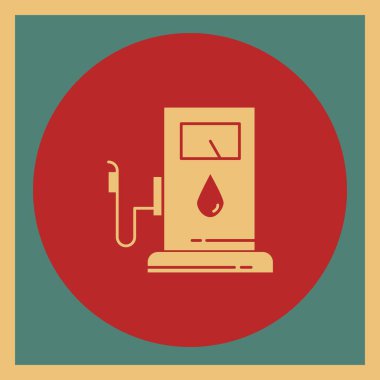 yakıt pompası vektör simgesi