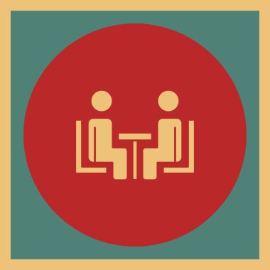 grup insan simgesi, vektör illüstrasyonu