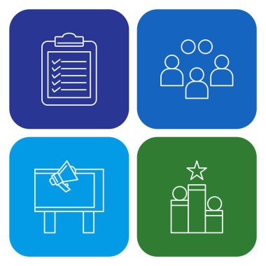 Mobil Uygulama ve Web sitesi için Evrensel Simgeler