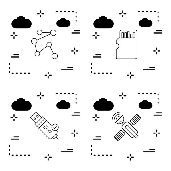 Wektorowa Ilustracja Nowoczesnego Elementu Projektowego — Wektor stockowy