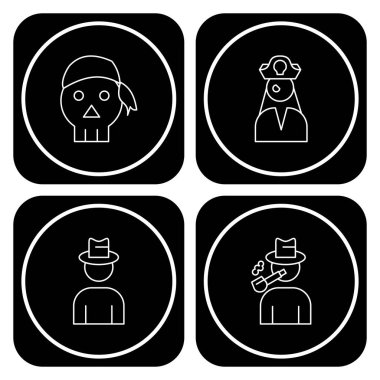 Minimalist simgeler kümesi, vektör çizimleri