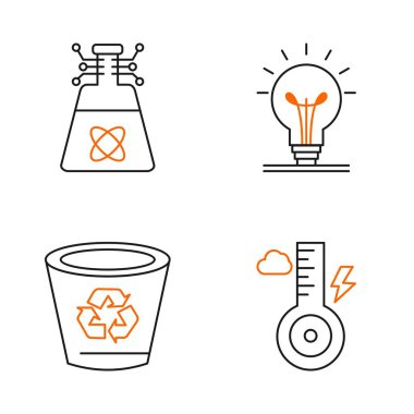 Minimalist simgeler kümesi, vektör çizimleri