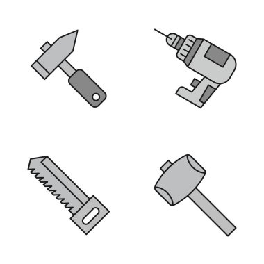 Minimalist simgeler kümesi, vektör çizimleri