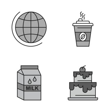 Boşluğu Kopyalayan Evrensel Simgelerin Seti