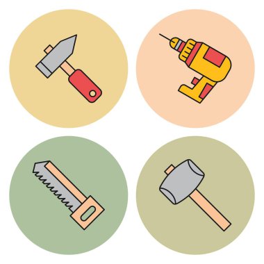 Minimalist simgeler kümesi, vektör çizimleri