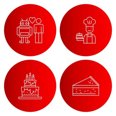 Web siteleri ve Mobil Uygulamalar için Evrensel Modern Simge