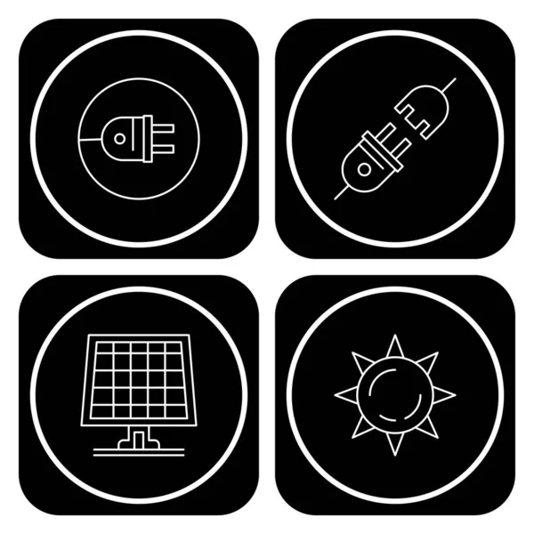 Set Universal Icons Copy Space — Stock Vector