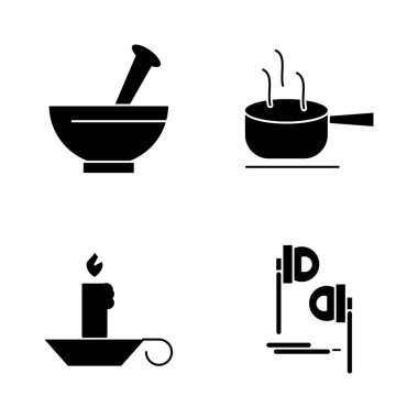 Evrensel İlişkili 4 Basit Renk Simgesi