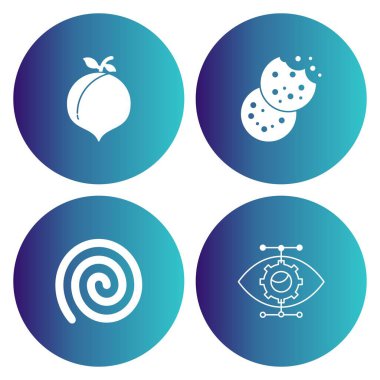 Evrensel simgeler kümesi, vektör illüstrasyonu