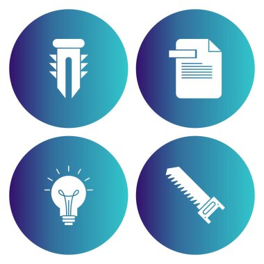 Evrensel simgeler kümesi, vektör illüstrasyonu