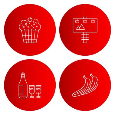 Minimalist simgeler kümesi, vektör çizimleri