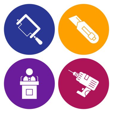 Web ve mobil uygulama için kullanıcı arayüzü simgesi ayarlandı