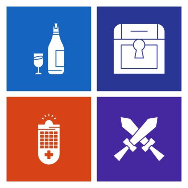 Minimalist simgeler kümesi, vektör çizimleri