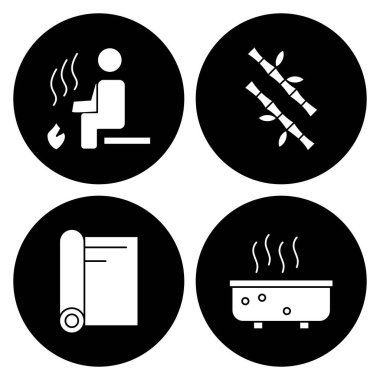 Evrensel simgeler kümesi, vektör illüstrasyonu