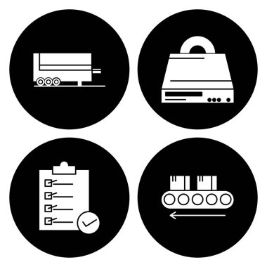 Evrensel simgeler kümesi, vektör illüstrasyonu