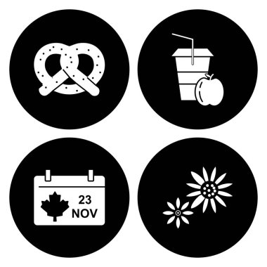 Evrensel simgeler kümesi, vektör illüstrasyonu