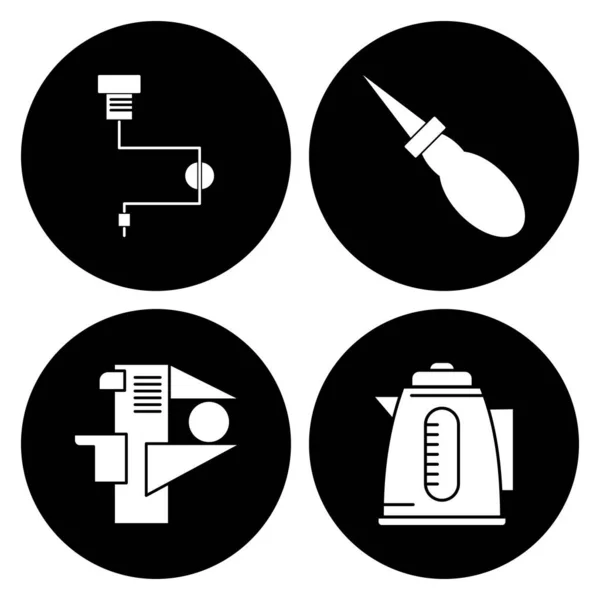 Set Universal Icons Copy Space — Stock Vector