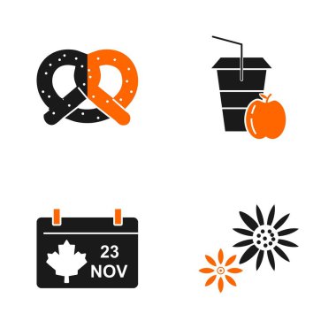 Evrensel simgeler kümesi, vektör illüstrasyonu