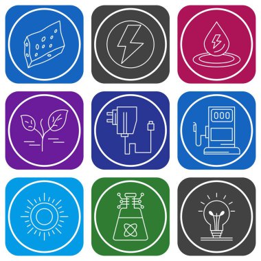 Web ve mobil uygulamalar için kullanıcı arayüzü simgeleri ayarlandı