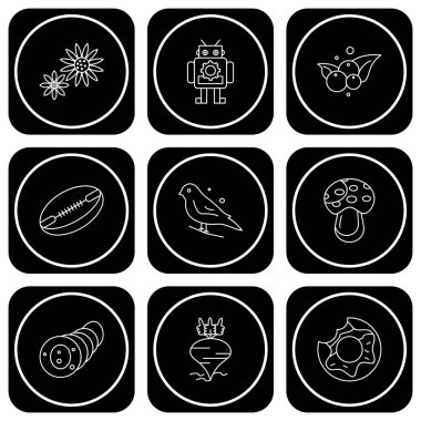 Web ve mobil uygulamalar için kullanıcı arayüzü simgeleri ayarlandı