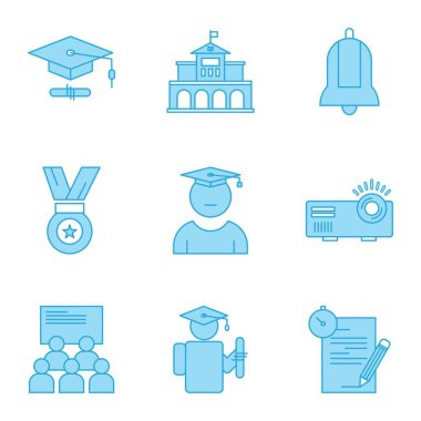 Boşluğu Kopyalayan Evrensel Simgelerin Seti