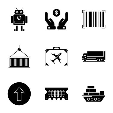 Boşluğu Kopyalayan Evrensel Simgelerin Seti  