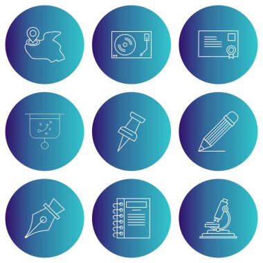 Web ve mobil uygulamalar için kullanıcı arayüzü simgeleri ayarlandı