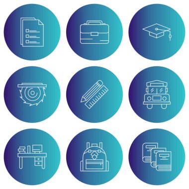 Web ve mobil uygulamalar için kullanıcı arayüzü simgeleri ayarlandı