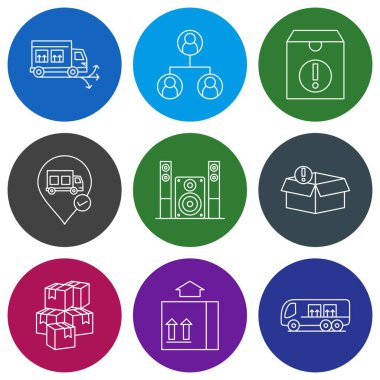 Boşluğu Kopyalayan Evrensel Simgelerin Seti  