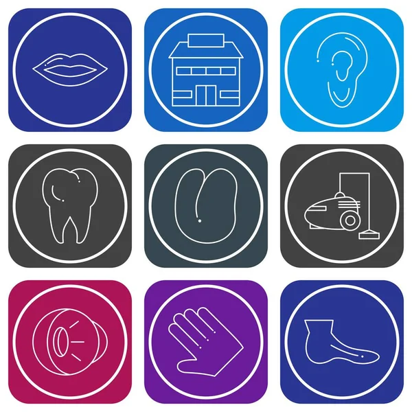 User Interface Icons Set Web Mobile Applications — Stock Vector