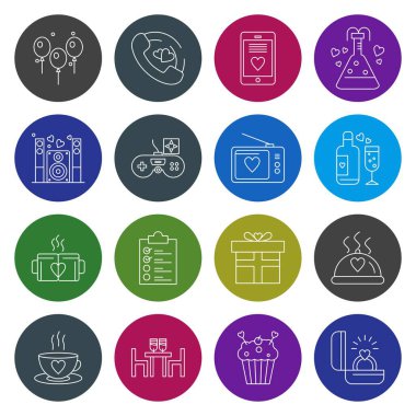 Boşluğu Kopyalayan Evrensel Simgelerin Seti  