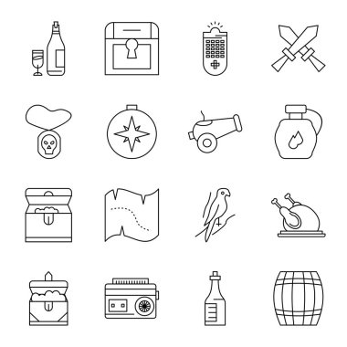 Boşluğu Kopyalayan Evrensel Simgelerin Seti