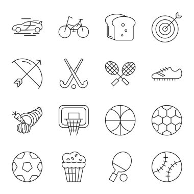 Boşluğu Kopyalayan Evrensel Simgelerin Seti  