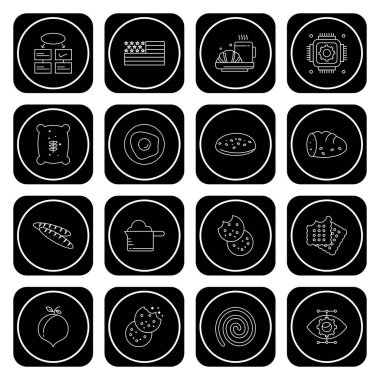 Boşluğu Kopyalayan Evrensel Simgelerin Seti  