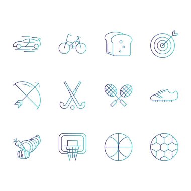 Boşluğu Kopyalayan Evrensel Simgelerin Seti  