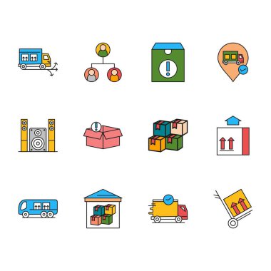 Boşluğu Kopyalayan Evrensel Simgelerin Seti  