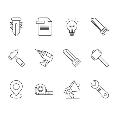 Web ve mobil uygulama için kullanıcı arayüzü simgesi ayarlandı