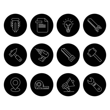 Web ve mobil uygulama için kullanıcı arayüzü simgesi ayarlandı