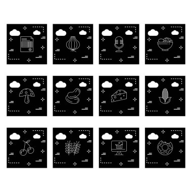 Mobil Uygulama ve Web sitesi için 12 Evrensel Simge Seti