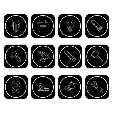 Web ve mobil uygulama için kullanıcı arayüzü simgesi ayarlandı