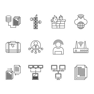 Web ve mobil uygulama için kullanıcı arayüzü simgesi ayarlandı