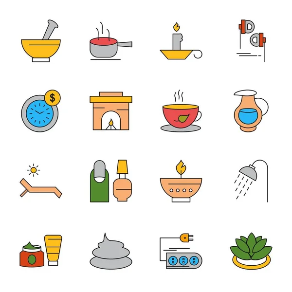 Iconen Collectie Gebruikersinterface Pictogrammen Set Voor Web Mobiele Applicatie Vectorillustratie — Stockvector